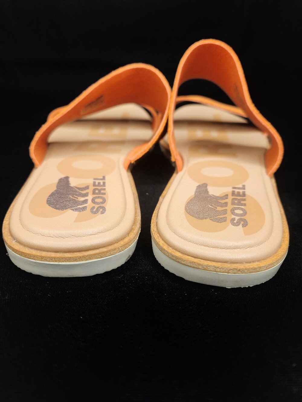 Sorel Ella ll Desert And Chalk Suede Sandal Womans 10 - Picture 4 of 10